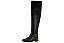 Bota Vizzano Over The Knee Feminina Com Fivela Decorativa E Salto Baixo Preto - Imagem 2