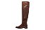 Bota Vizzano Over The Knee Feminina Com Fivela Decorativa E Salto Baixo Cafe - Imagem 5