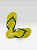 Chinelo Feminino Brasil Littz Amarelo com Bandeira - Imagem 1