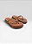 Chinelo Plataforma Feminino Com Glitter E Solado Leve Caramelo - Imagem 1