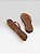 Chinelo Plataforma Feminino Com Glitter E Solado Leve Caramelo - Imagem 4