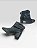Bota Cano Curto Salto Bloco Confortável  Preto - Imagem 2