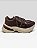 Tênis Casual Chunky Com Recortes Modernos  Camurca Plus Marron - Imagem 1