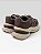 Tênis Casual Chunky Com Recortes Modernos  Camurca Plus Marron - Imagem 3