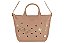 Bolsa Moleca Estilo Tote Com Alça Removível E Enfeites Personalizados Nude - Imagem 1