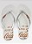 Chinelo Coca-Cola Comdetalhe Dourado Branco/Branco #1 - Imagem 1