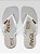 Chinelo Coca-Cola Casual Com Estampa E Detalhes Dourados Branco #1 - Imagem 1