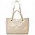 Bolsa Feminina De Ombro Rafitthy Matelassê Com Corrente Chalk - Imagem 1