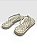 Chinelo Feminino Anatômico Com Tiras Em Strass Prata #1 - Imagem 3