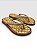 Chinelo Feminino Anatômico Com Tiras Em Strass Cobre #1 - Imagem 4
