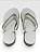 Chinelo Feminino Plataforma Com Tiras Em Strass Off White #1 - Imagem 4