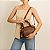 Bolsa Feminina Rafitthy Matelassê Com Bolso Frontal E Pompom Chocolate Brown - Imagem 2