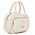 Bolsa Feminina Rafitthy Matelassê Com Bolso Frontal E Pompom Milk - Imagem 5