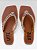 Chinelo Feminino Littz Com Strass Colorido Caramelo - Imagem 3