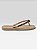 Chinelo Feminino Casual Com Tiras Coloridas  Bege/Mt38 - Imagem 4