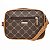 Bolsa Rafitthy Transversal Com Alça Ajustável Pingente Decorativo Dark Cacau/ Caramelo - Imagem 4
