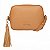Bolsa Rafitthy Transversal Com Alça Ajustável Pingente Decorativo Caramelo - Imagem 1