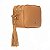 Bolsa Rafitthy Transversal Com Alça Ajustável Pingente Decorativo Caramelo - Imagem 5