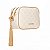 Bolsa Rafitthy Transversal Com Alça Ajustável Pingente Decorativo Milk/ Palha - Imagem 5