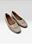 Sapatilha Usaflex Feminina Clássica Com Fivela Metalizada  Vanilla - Imagem 1