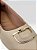 Sapatilha Usaflex Feminina Clássica Com Fivela Metalizada  Vanilla - Imagem 3