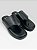 Tamanco Plataforma Feminino Slide Casual  Madrid Preto - Imagem 1