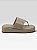 Tamanco Plataforma Feminino Slide Casual  Pampa Panna - Imagem 2