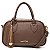 Bolsa Feminina Rafitthy Baú De Mão E Transversal Com Costura Pesponto E Tassel Toffee - Imagem 1