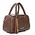 Bolsa Feminina Rafitthy Baú De Mão E Transversal Com Costura Pesponto E Tassel Toffee - Imagem 3