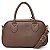 Bolsa Feminina Rafitthy Baú De Mão E Transversal Com Costura Pesponto E Tassel Toffee - Imagem 4