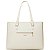 Bolsa Rafitthy Transversal Estruturada Off-White Com Divisória E Mini Bag Removível Tofu - Imagem 4