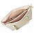 Bolsa Rafitthy Transversal Estruturada Off-White Com Divisória E Mini Bag Removível Tofu - Imagem 5