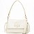Bolsa Rafitthy Transversal E Ombro Com Tampa Flap Alça Dupla Removível Off White - Imagem 1