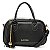 Bolsa Feminina Rafitthy Baú De Mão E Transversal Com Costura Pesponto E Tassel Preto - Imagem 1
