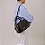 Bolsa Feminina Rafitthy Baú De Mão E Transversal Com Costura Pesponto E Tassel Preto - Imagem 2