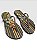 Chinelo Floral Listrado Marrom/Marrom - Imagem 4