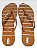 Chinelo Casual Estampado Com Detalhe Metálico Telha/Telha - Imagem 2