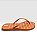 Chinelo Casual Estampado Com Detalhe Metálico Telha/Telha - Imagem 4