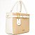 Bolsa Feminina Rafitthy Tote De Mão E Transversal Com Alça Removível Yvory/Natural - Imagem 4