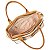 Bolsa Feminina Rafitthy Tote De Mão E Transversal Com Alça Removível Ivory/Caramelo - Imagem 1