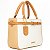 Bolsa Feminina Rafitthy Tote De Mão E Transversal Com Alça Removível Ivory/Caramelo - Imagem 3