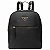 Mochila Feminina Rafitthy Casual Com Bolso Frontal, Alças Ajustáveis E Detalhe Metalizado Preto - Imagem 1