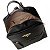 Mochila Feminina Rafitthy Casual Com Bolso Frontal, Alças Ajustáveis E Detalhe Metalizado Preto - Imagem 3