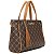 Bolsa Rafittthy Com Estampa Monograma Tassel E Alça Tiracolo Dark Cacau/ Caramelo - Imagem 2