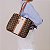 Bolsa Feminina Rafitthy Tote De Ombro Com Alças Duplas E Pingente Decorativo Dark Cacau/Ambar - Imagem 2