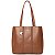 Bolsa Feminina Rafitthy Tote De Ombro Com Alças Duplas E Pingente Decorativo Tiramissu - Imagem 1