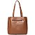 Bolsa Feminina Rafitthy Tote De Ombro Com Alças Duplas E Pingente Decorativo Tiramissu - Imagem 2