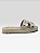 Papete Littz Com Aplicações Metalizadas Off White/Ouro - Imagem 4