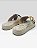 Papete Littz Feminino Tiras Cruzadas Com Fivela  Off White/Ouro - Imagem 5