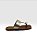 Sandalia Rasteira Littz Com Tira Metalizada E Detalhe Dourado Ouro Light/Ouro - Imagem 5